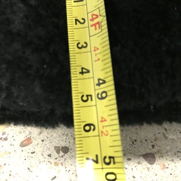 TSUNAMI Canada Womens M Faux Fur Black Maxi Coat Hood Double Breasted Warm - Picture 9 of 9